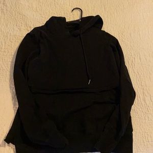 Black Latched mama nursing hoodie